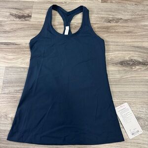 NWT Lululemon Cool Racerback II Tank in True Navy Size 8